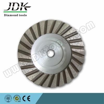 100mm Aluminium Body Diamond Turbo Cup Wheel