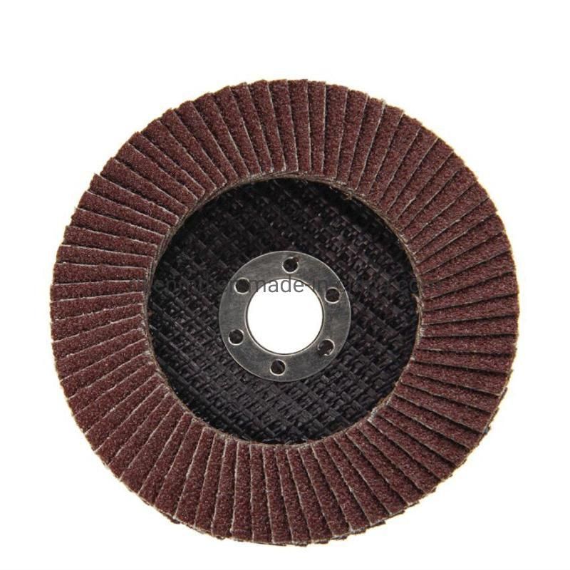 72 Pages 4.5" Calcined Aluminum Oxide Flat Wheels Flap Disc