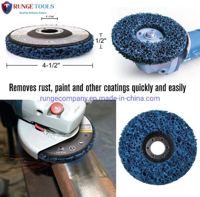 4.5" Inch 115mm Grinding Wheel Flap Discs Nylon Polishing Disc Felt Polishing Disc for Stainless Steel Metal