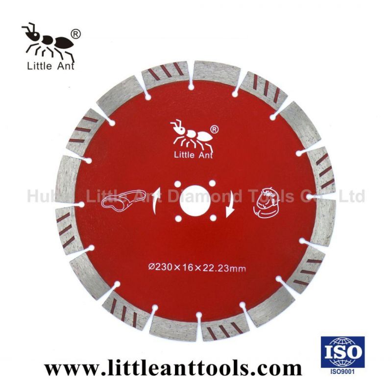 Red Color Diamond Saw Blade for Cutting Granite Stone