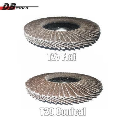 6 Inch 150mm Emery Flap Disc Sanding Wheel 7/8&quot; 22mm Arbor Heated a/O for Metal Derusting Weld Joint