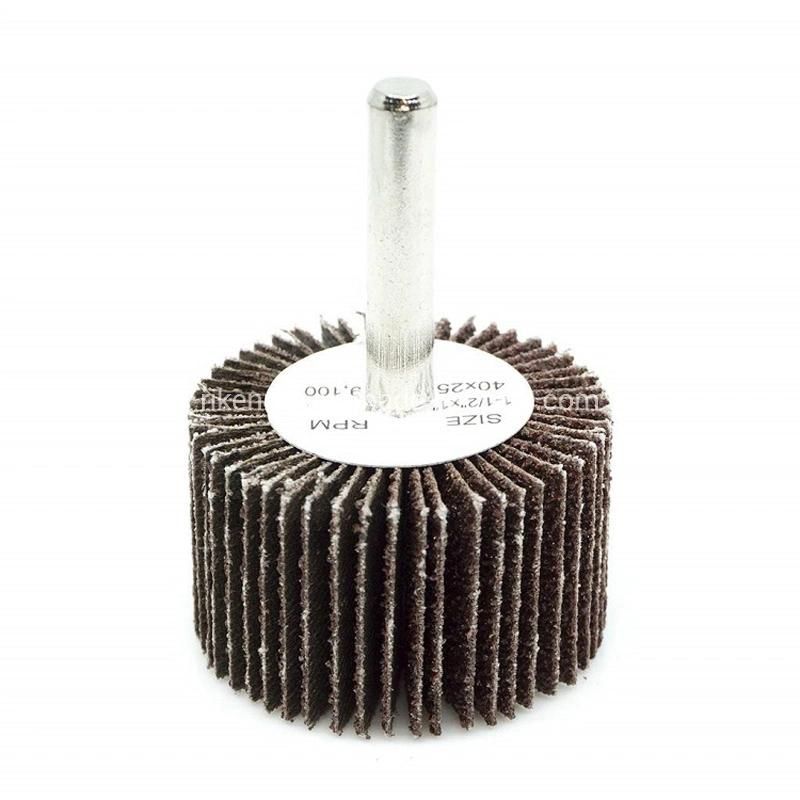 Good Quality Abrasive Cloth Flap Disc for Wood Polishing Wheel Flap Wheel with Shaft