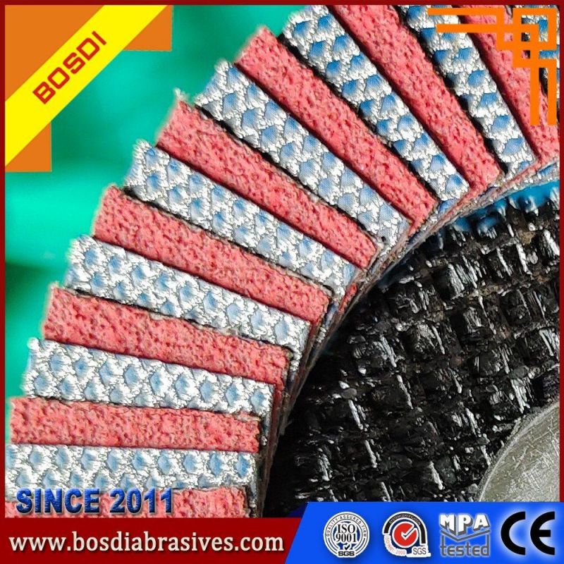 Diamond Abrasive Flap Disc, Granite/Stone Polishing Disc, Flap Disc for Marble-125X22mm