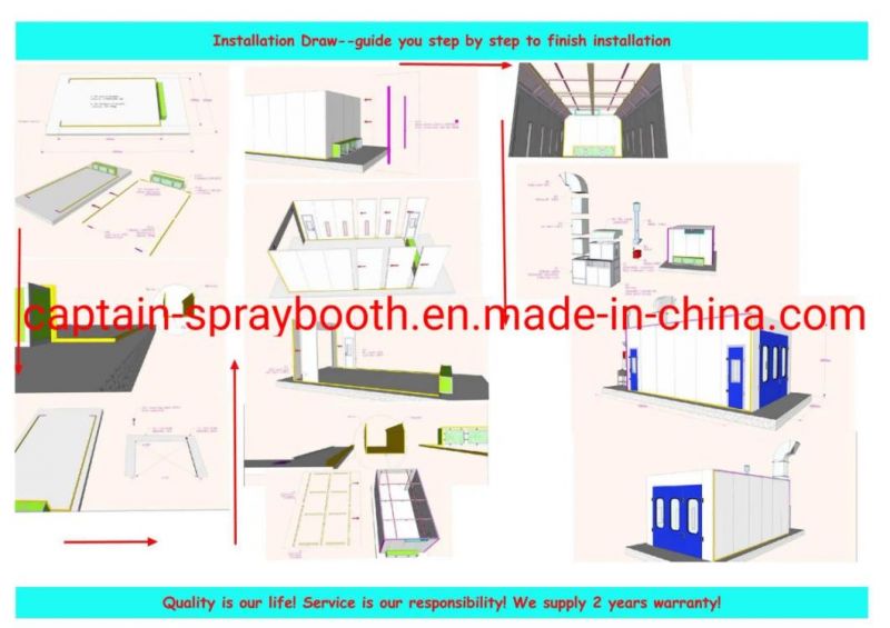 Environmental Sanding Table Suitable for Wooden Furniture Spray Booth