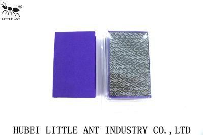 Little Ant Brand Sponge Diamond Electroplating Hand Use Polishing Pad for Marble, Glass.