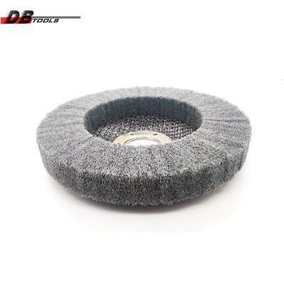 4 1/2&quot; 115m Mop Wheel 22mm Hole Non-Woven Disc Grey Color for Stainless Steel Polishing Steel Inox