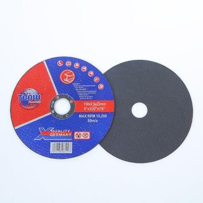Tbaw 6&quot; Cutting Wheel for Metal, Stainless Steel 6&quot; X 1/25 X 7/8 Inch 2.5mm Thickness High-Quality Cut-off Wheel
