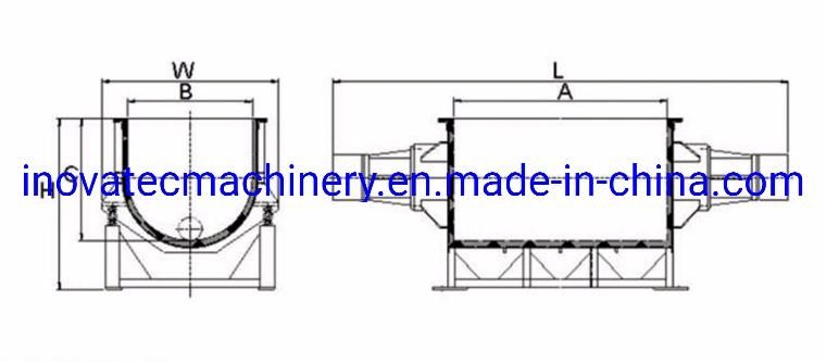 Granite Marble Stone Tumbling Trough Vibratory Finishing Machine Egypt