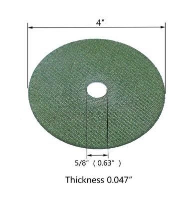 4in Ultra Thin Grinder Cutting Wheel Disc for Cutting Steel, Stainless Steel