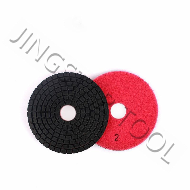 3-Step Diamond Polishing Pads for Wet or Dry Granite Polishing and Marble Polishing