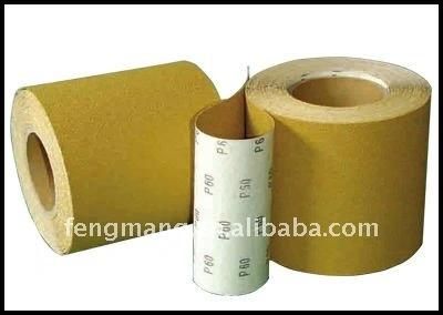 Aluminum Oxide Wood Grinding Abrasive Paper/Sanding Paper Gold