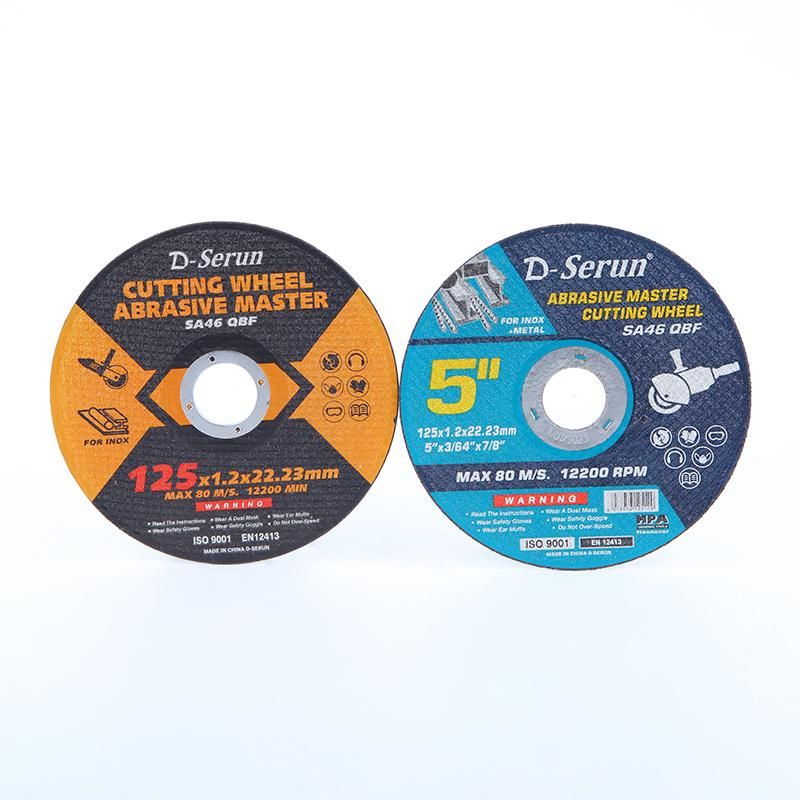 Resin Cutting Discs Stainless Steel Cut off Wheel Cutting Disc