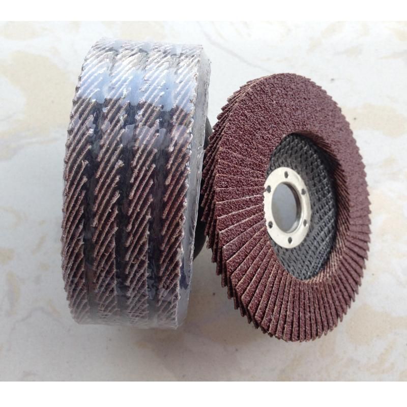 High Quality Wear-Resisting 4" 4.5"5" 6" 7" 9" Aluminium Oxide Flap Disc for Grinding Stainless Steel and Metal