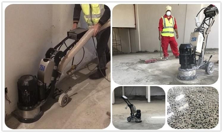 Surface Grinding Machine of Concrete Edge Grinder with Vacuum Cleaner Free