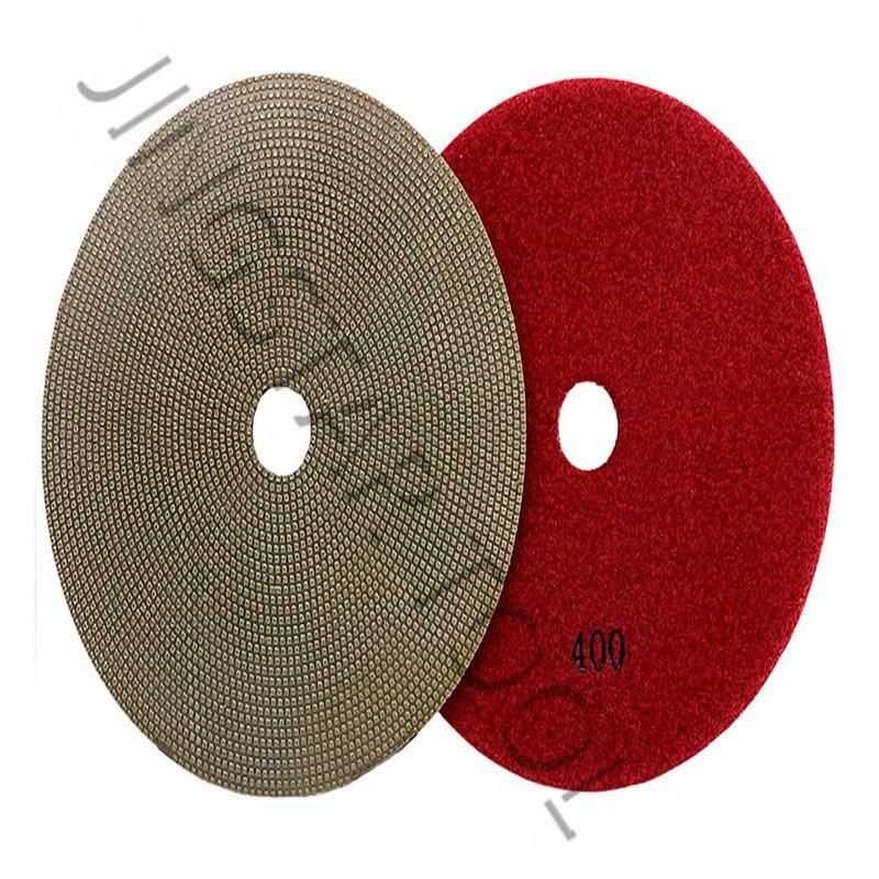 Quality Diamond Electroplated Flexible Polishing Pad for Stone Ceramic Concrete Glass