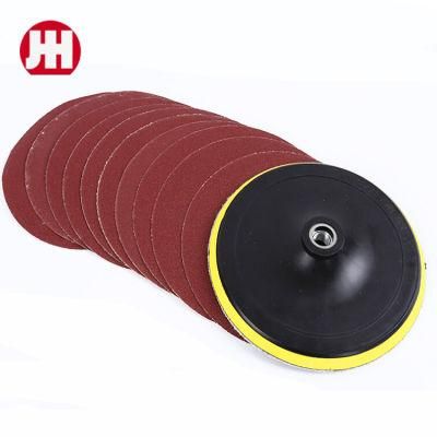 5&quot; Sanding Rubber Disc Backing Pad with Velcro