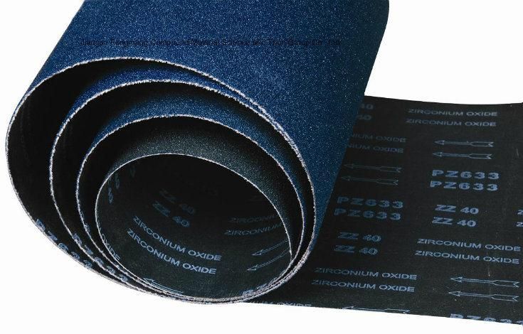 Y-Wt Cloth Zirconium Oxide Abrasive Cloth Roll/Sand Belt Pz633