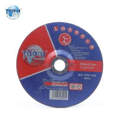 180*6*22.2mm China Abrasive Disc Grinding Wheels for Polishing Stainless Steel and Metal
