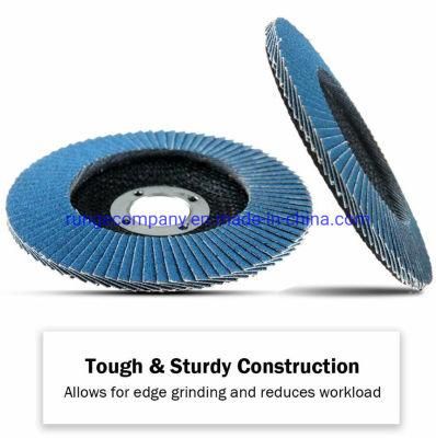 Power Electric Tools Accessories 4-1/2&quot; X 7/8&quot; 10 PC High Density Zirconia Flap Discs 40 Grit Bevel T27