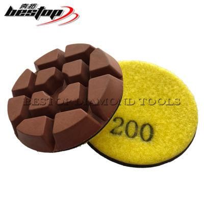 Metal Bond Hybrid Diamond Polishing Pads for Concrete