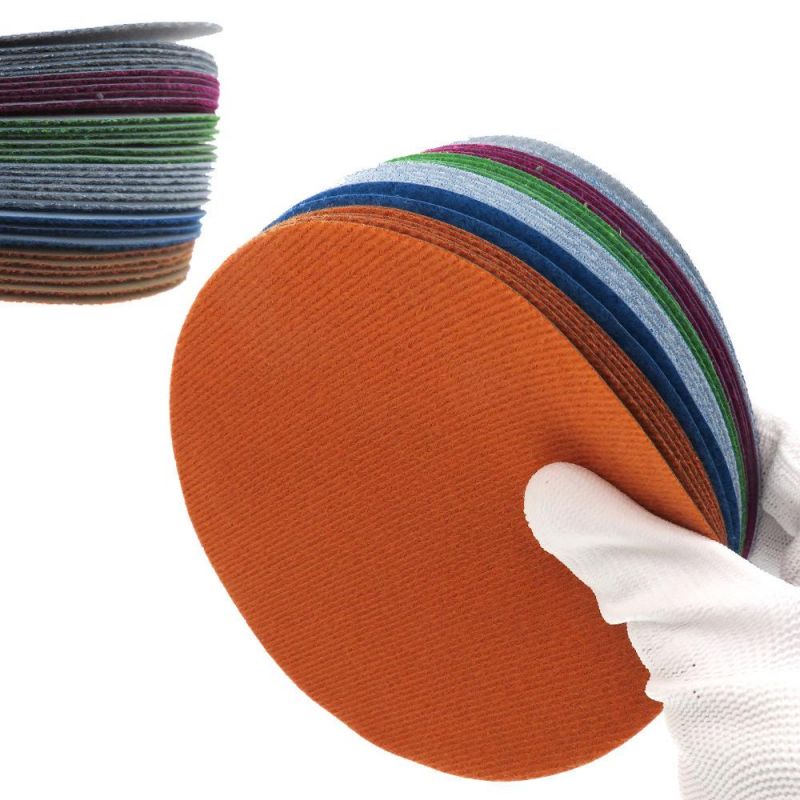 P60 80 Red Aluminium Oxide Sanding Paper Disc