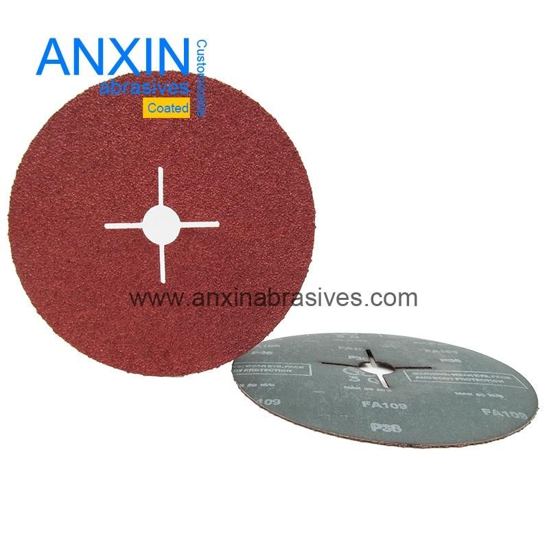Cross Hole Fiber Disc with Alumium Oxide Material