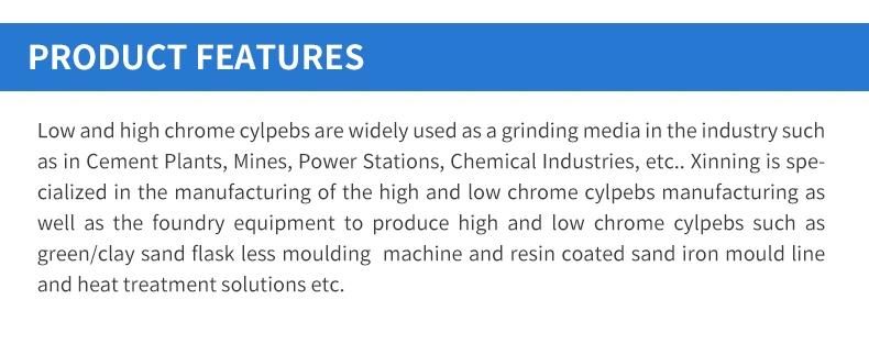 High Chrome Grinding Bar Cylpebs