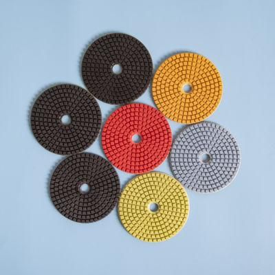 Qifeng Power Tool 80mm Diamond Resin Bond Floor Polishing Pad for Marble Granite Quartz Concrete Stone