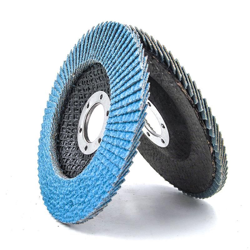 Blue Color Ceramic Abrasive Flap Disc Hight Quality Polishing Disc Abrasives Wheel