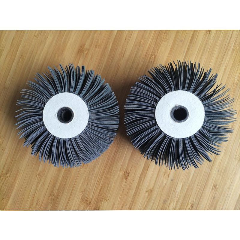 5*112 High Quality Custom Steel Abrasive Wood Push Flap Wheel with Abrasive Sand Cloth