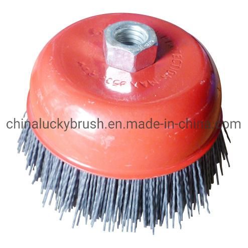 5 Inch Heavy Duty Twist Knot Flat Cup Brush (YY-099)