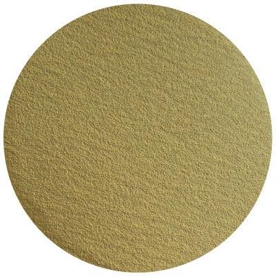 5 Inch 125mm Yellow Back Velvet Polishing Flocking Self-Adhesive Disc Velcro Sandpaper Sp9084