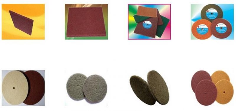 Non Woven Nylon Polishing Grinding Wheel