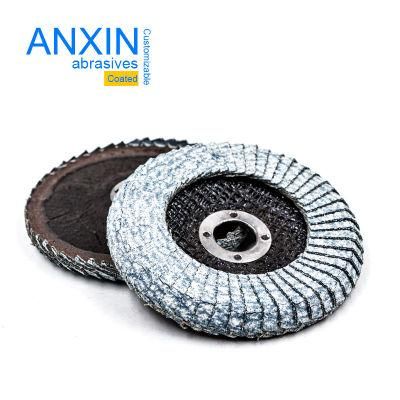Half-Curved Flap Disc with White Coat