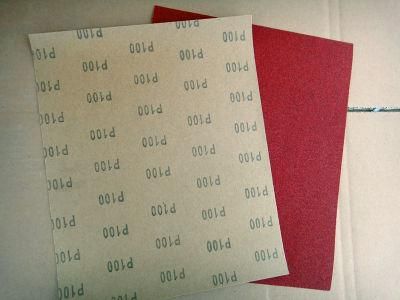 Aluminum Oxide C-Wt Craft Paper Red Massa Abrasive Paper FM03