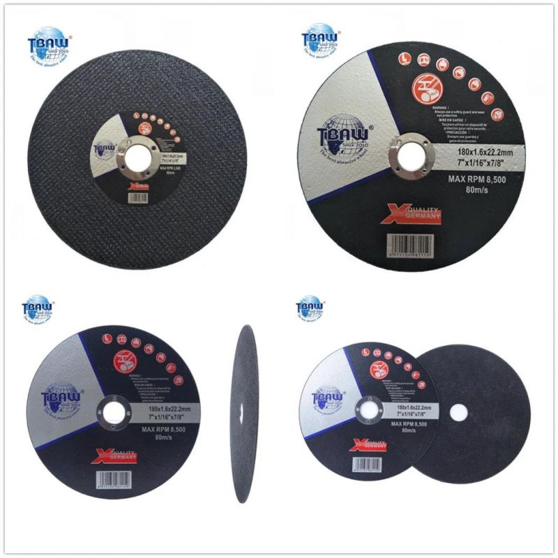 MPa ISO 7" 180 mm High Speed Cutting Disc, Cutting Wheel, Cut off Wheel, Grinding Wheel