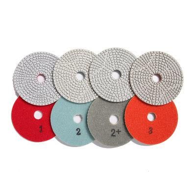 Stone Grinding Diamond Polishing Pads 3 Step Marble Polishing Pad