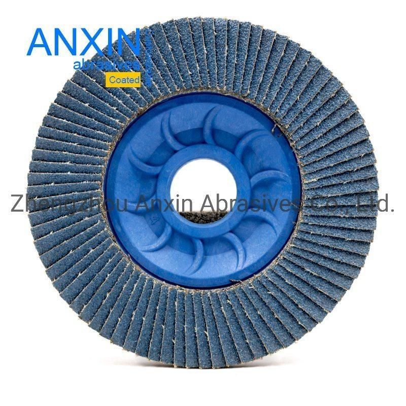 Flap Disc with Blue Nylon Backing