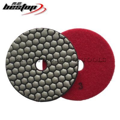 3 Step Diamond Dry Polishing Pads for Stone