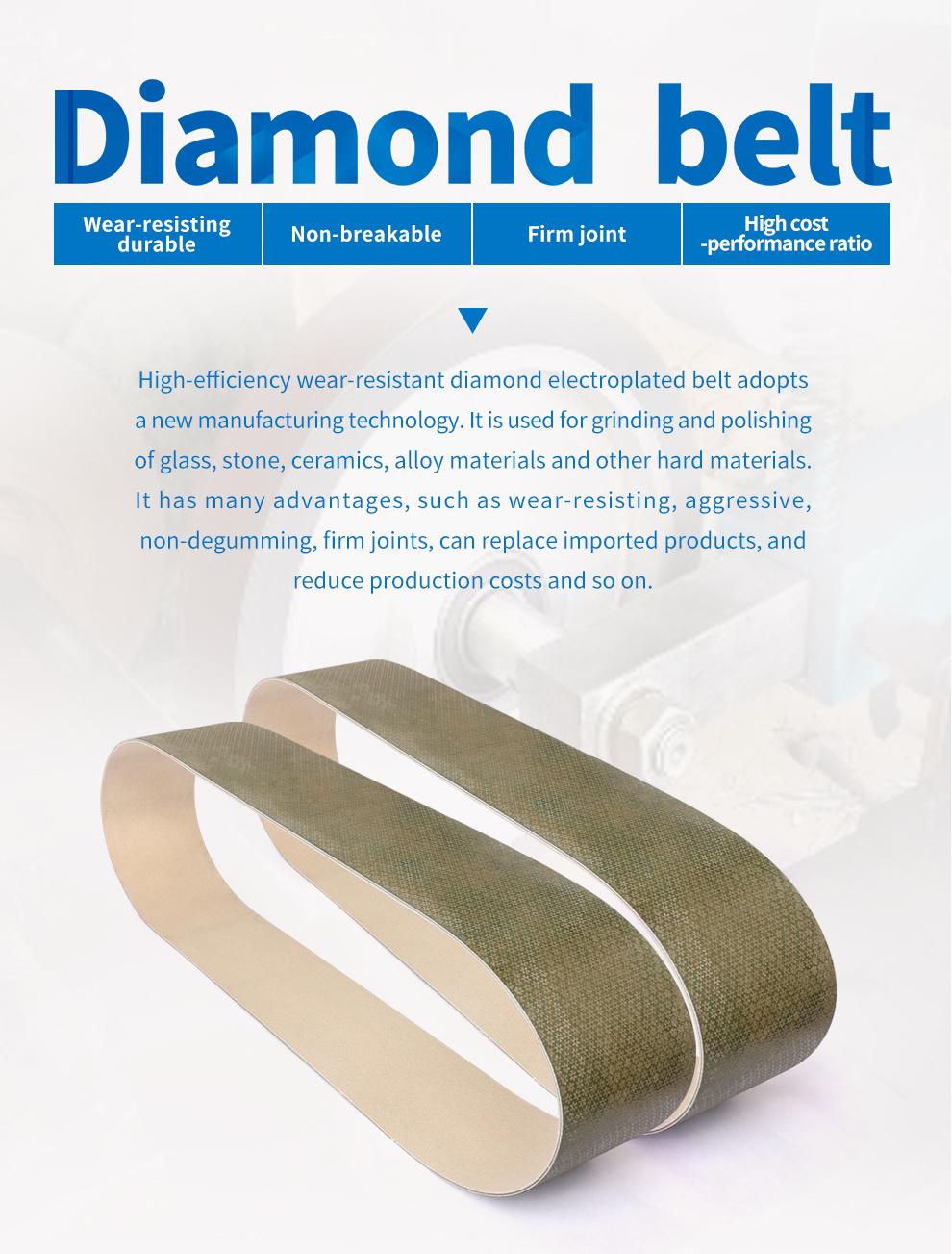 Granite Grinding Polishing Belt Sanding Belts