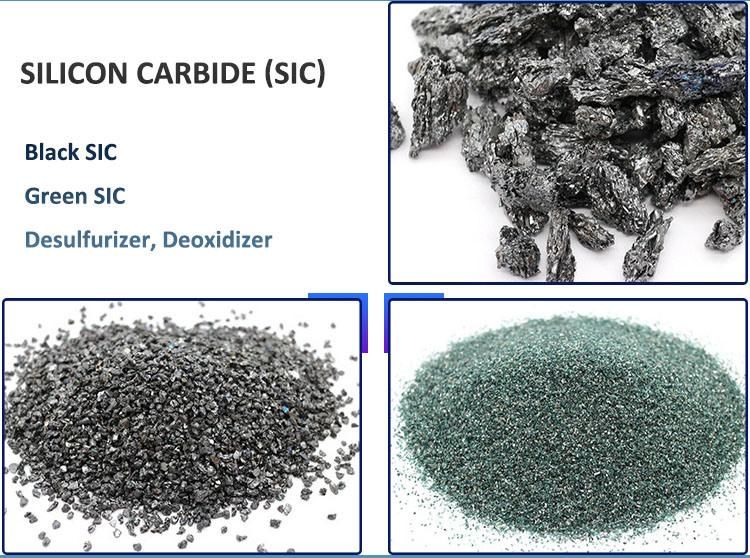 98% Min Refractory Abrasive Material Green Silicon Carbide