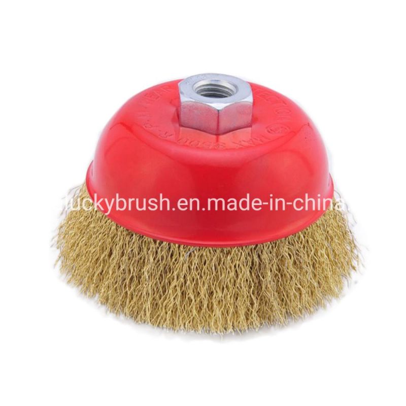 4" Double Blister Package Twist Knot Cup Brush (YY-349)