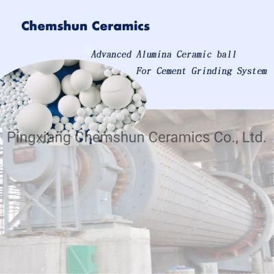 Alumina Grinding Balls for Nano-Size Material Grinding (Al2O3: &gt;92%)