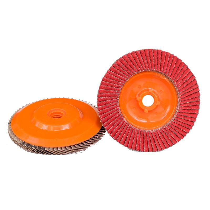 Flap Disc with Nylon Backing Ceramic Zirconia a/O Abrasive