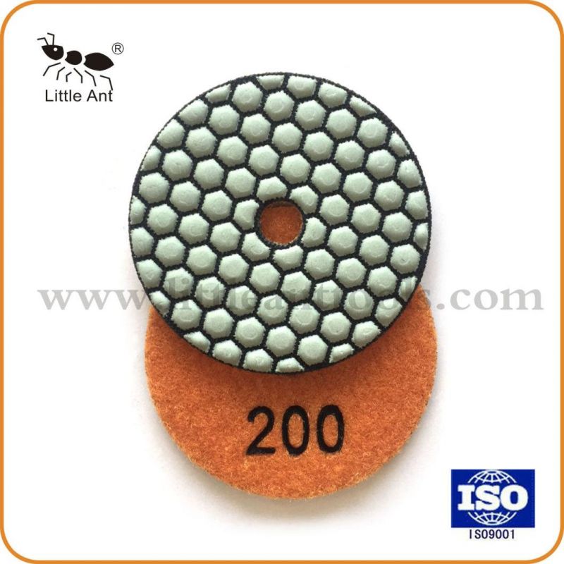 3′′ Factory Direct Sell Flexible Dry Diamond Polishing Pad for Concrete
