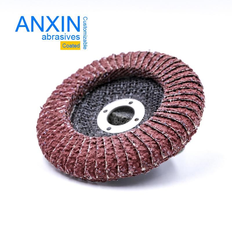 Ceramic Half-Curved Flap Disc for Angle Grinding