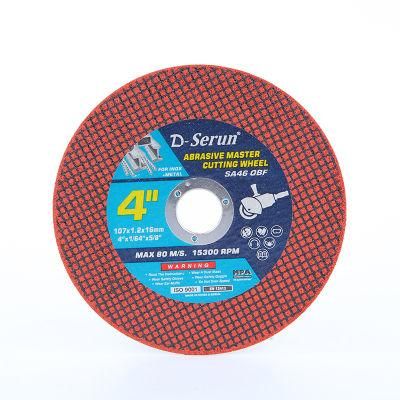 4 Inch D-Serun Abrasive Cutting Grinding Wheel