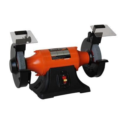 Hot Sale 120V 6 Inch Long Shaft Mini Bench Grinder with Dust Ex-Blower