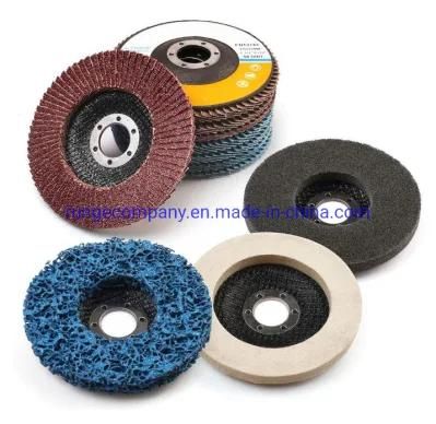 Power Electric Tools Parts Grinding Wheel Disc Type 27 Flap Sanding 4.5&quot; Aluminum Oxide