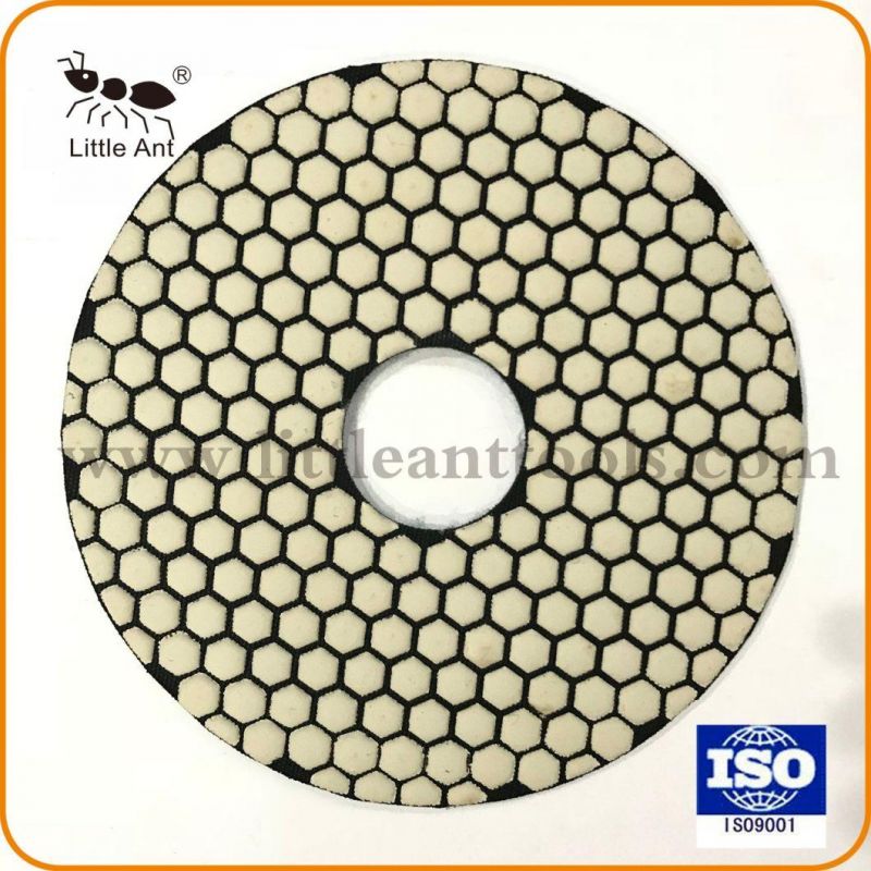 7"/180mm Dry Use Abrasive Tools Diamond Resin Polishing Pad for Marble & Granite